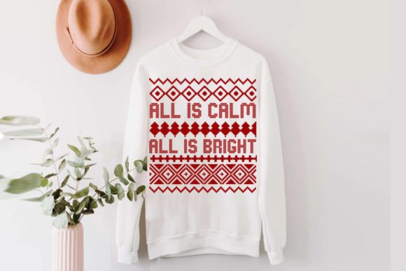 Christmas Ugly Jumper Sweater SVG File for Graphics and T-Shirt Designs
