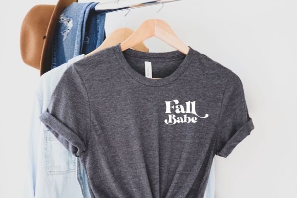 Fall Babe Svg Graphics for Print Templates