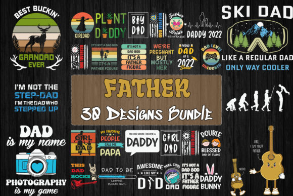 Farther Part 1 Bundle SVG 30 Designs