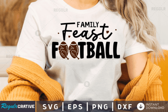 FREE Family Feast Football Svg Design: A Graphic Designer’s Take