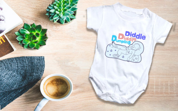 Funny Rhymes Baby Onesie Baby Saying Graphics for T-Shirt Designs