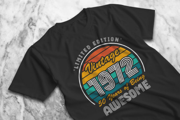 Vintage 1972 Limited Edition 50 Years